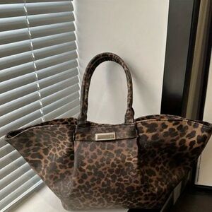 Leopard Print Tote Bag
